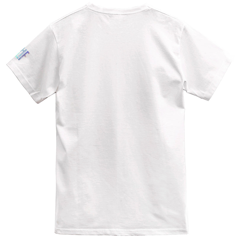 FragON - holografisk logo unisex T-shirt hvid