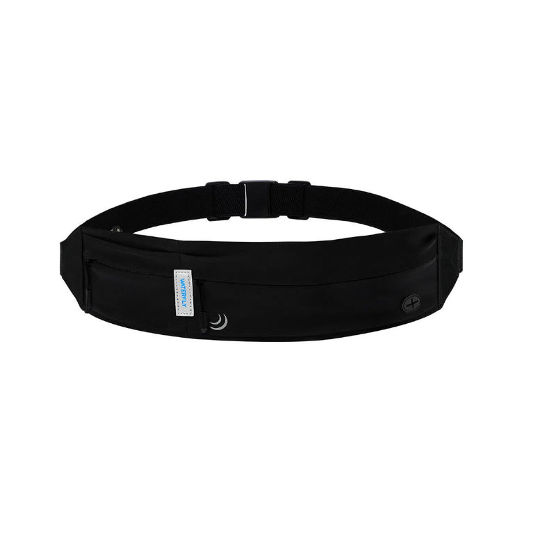 Waterfly Løbebælte 3.0 Sort Unisex Lycra 1L med Reflekser og Hovedtelefonudgang (Refurbished B)