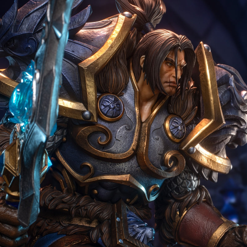 HEX Blizzard Hearthstone Varian Wrynn statue i skala 1/10
