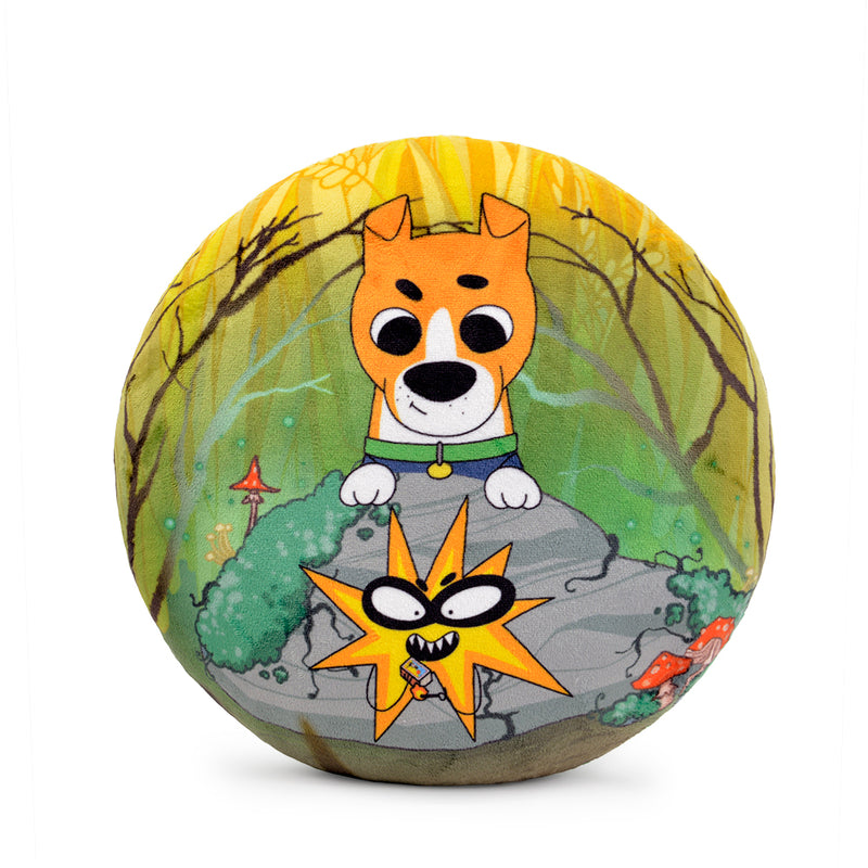 WP MERCHANDISE Patron the Dog (tegnefilm) - Dog Patron & Bubuh pyntepude