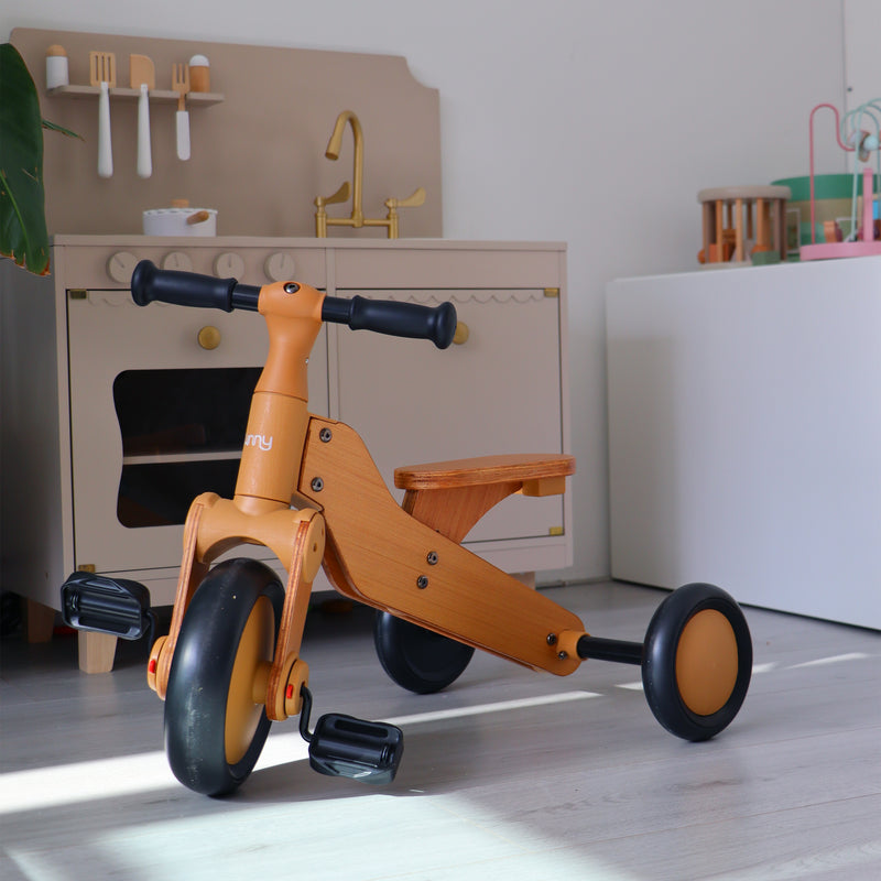 Sunny Walker 2-in-1 Løbecykel i træ 1000