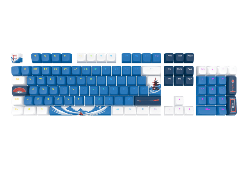Dark Project x GeekBoy tastaturtaster (keycaps) - 2 skins i 1 sæt [ANSI & ISO]
