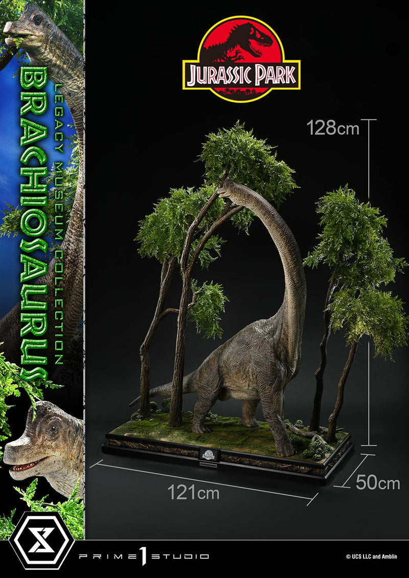 Prime 1 Studio Legacy Museum Collection Jurassic Park (Film) Brachiosaurus 1/15-skala