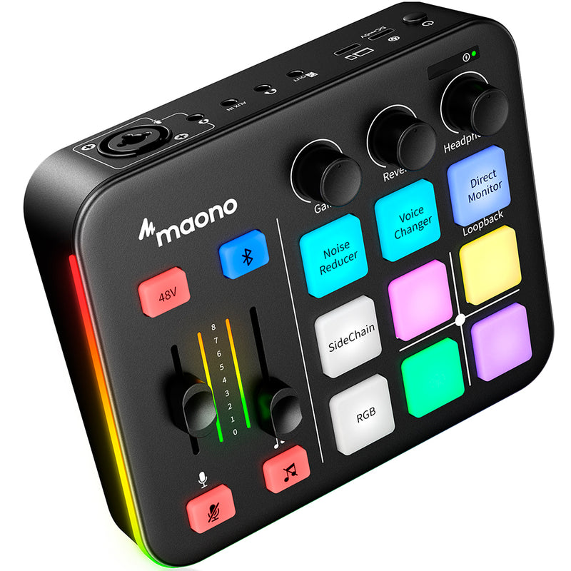 MAONO Maonocaster G1 NEO lydmixer til gamestreamere