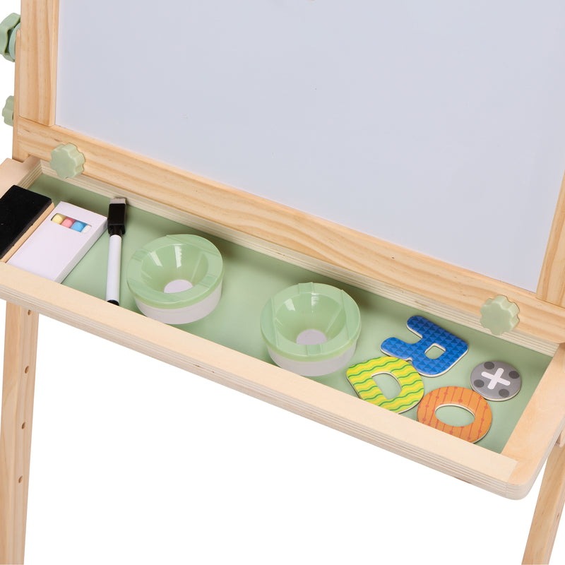 Sunny Mika Activity Easel med Pegboard – Natur Brun