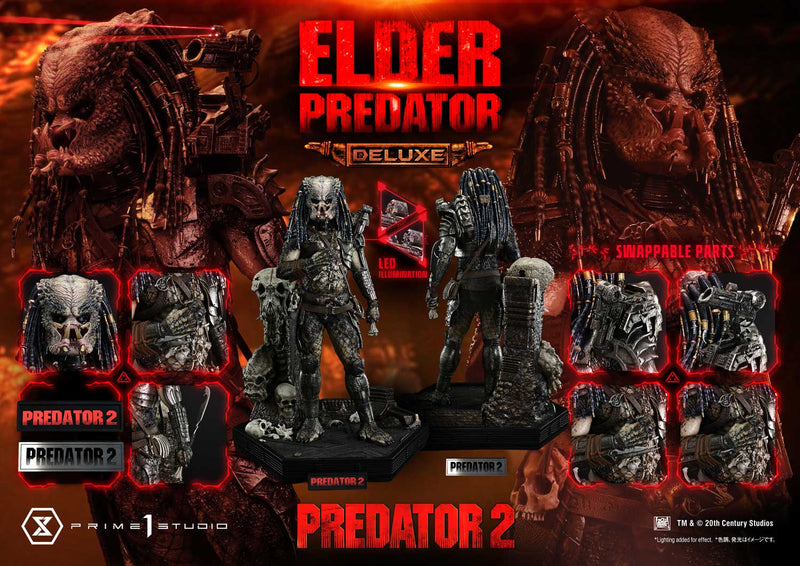 Prime 1 Studio Museum Masterline Predator 2 (Film) Elder Predator DX Bonus Version