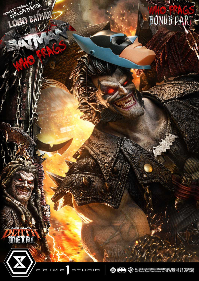 Prime 1 Studio Museum Masterline Dark Nights: Death Metal (Comics) Lobo Batman: Batman Who Frags (Concept design by Carlos D'Anda) DX Bonus Version