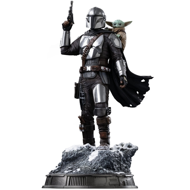 Iron Studios Star Wars - The Mandalorian And Grogu - The Mandalorian Movie Art Scale 1/10