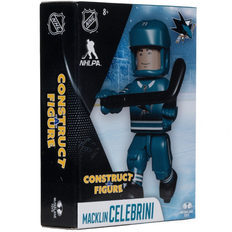 NHL Macklin Celebrini (San Jose Sharks) Construct-a-Figure McFarlane Toys