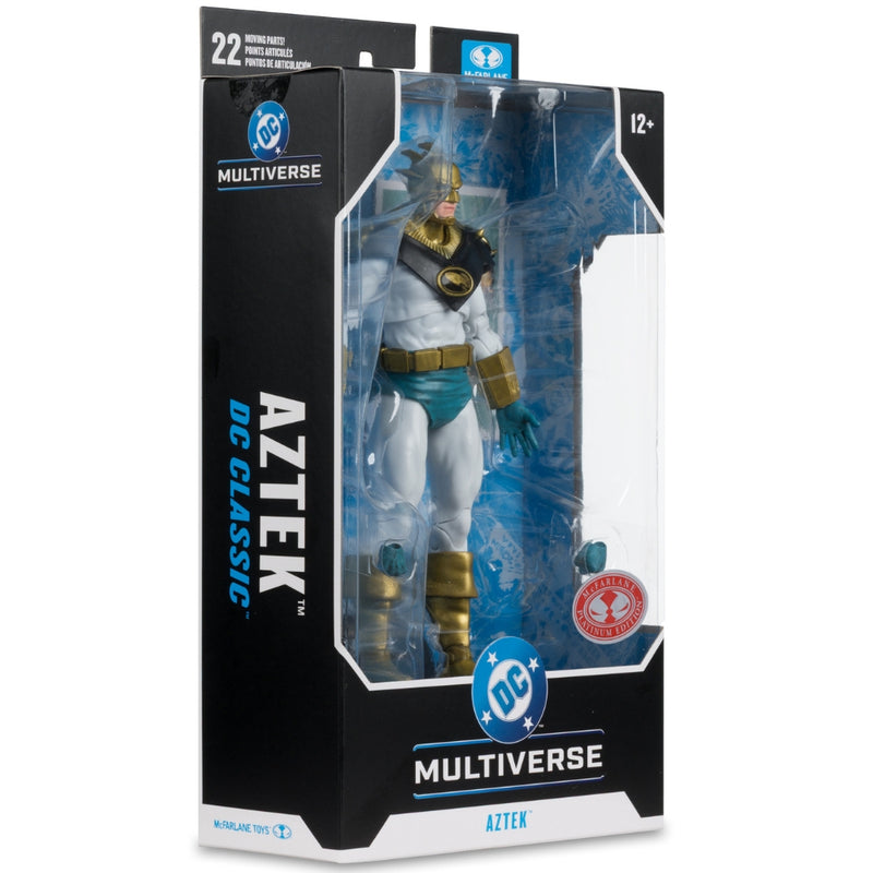 DC Multiverse Aztek (DC Classic) 7 tommer actionfigur McFarlane Toys Red Platinum Edition