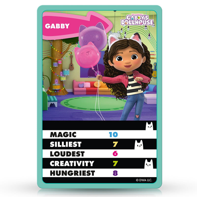 Winning Moves Gabby's Dollhouse - Top Trumps Junior kortspil engelsk