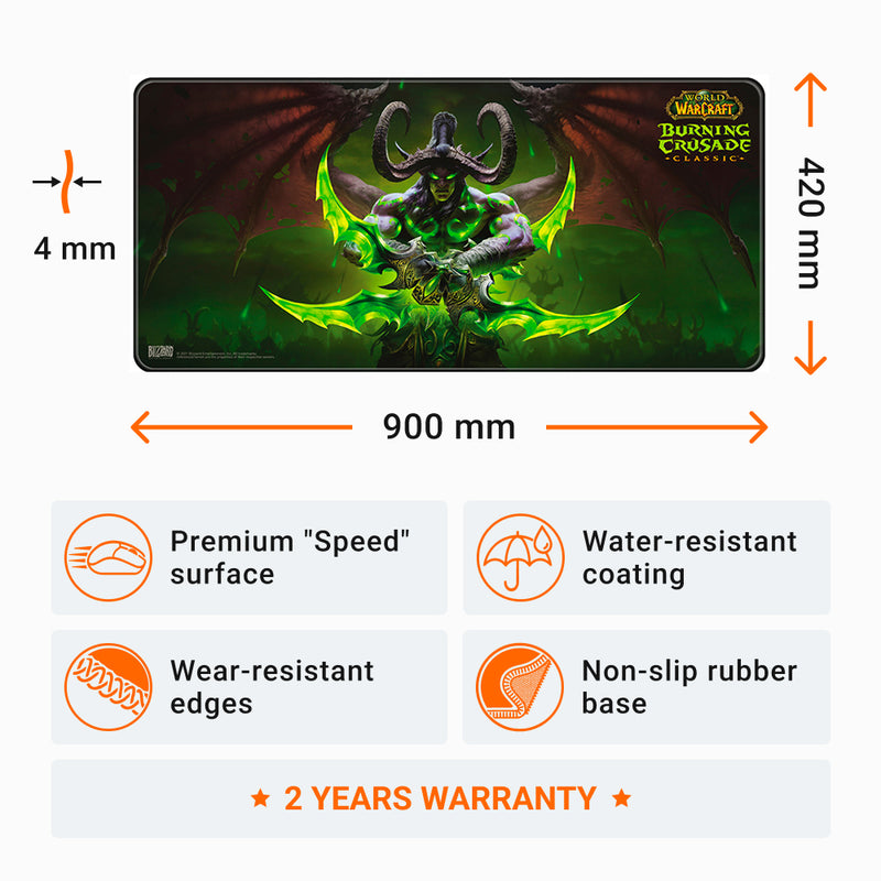 World Of Warcraft Burning Crusade: Illidan, musemåtte, XL