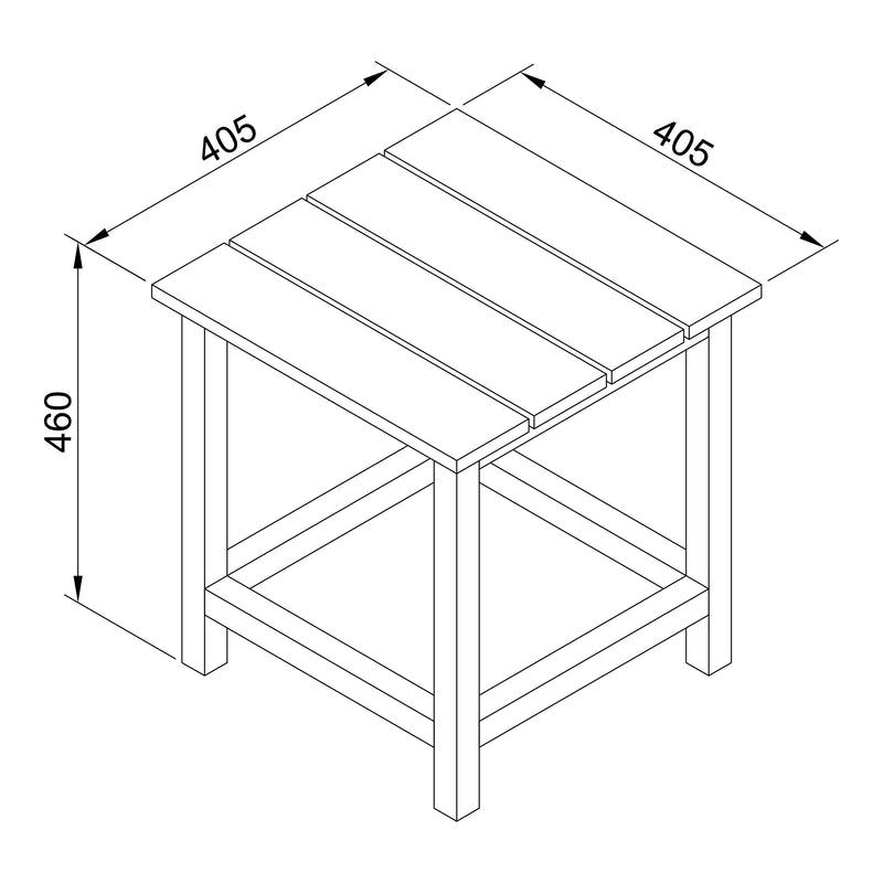 AXI Tess Sidebord - Grå