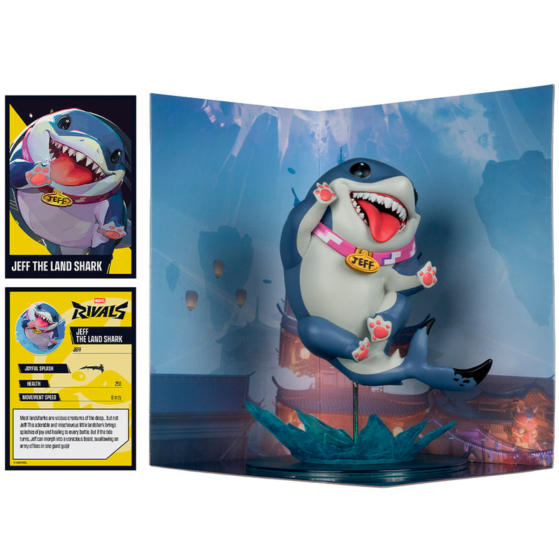 Marvel Rivals Jeff The Land Shark samlerfigur i skala 1:10 McFarlane Toys