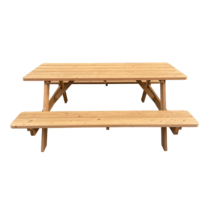 AXI Jean Picnicbord i træ Thermowood 180 x 150 cm – Brun