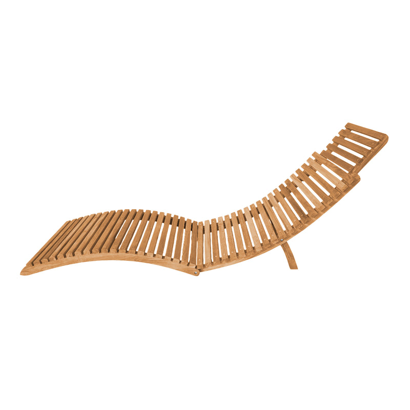 AXI Manny Teak buet Liggestol sammenklappelig