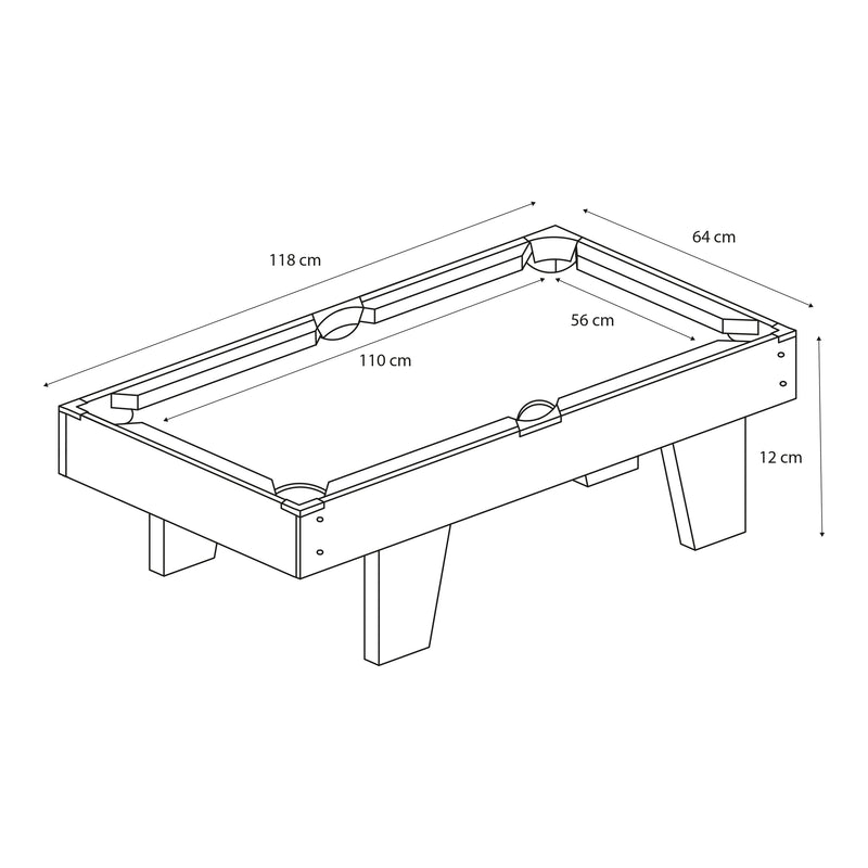 Cougar Poolbord Mini bærbar
