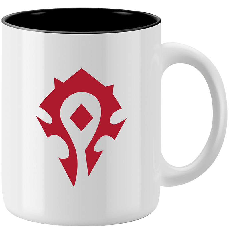 Krus World of Warcraft: Horde (hvid) - 11 OZ (325 ml), med gaveæske
