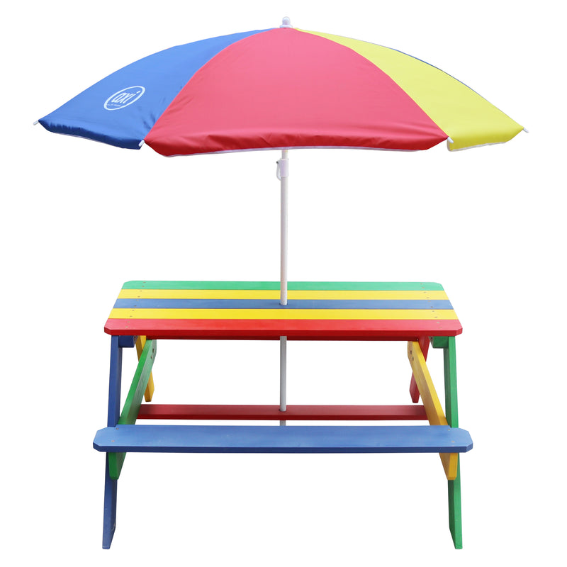 AXI Nick Picnicbord Regnbue - Parasol Regnbue