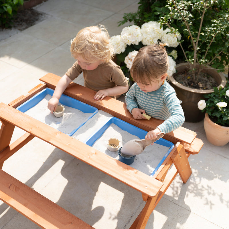 Sunny Dave Sand- og Vand Picnicbord - Brun