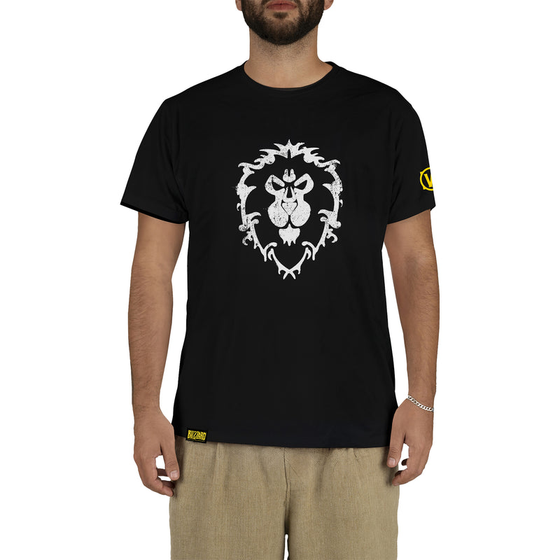 World of Warcraft Alliance Classic T-shirt, farve: sort, størrelse: