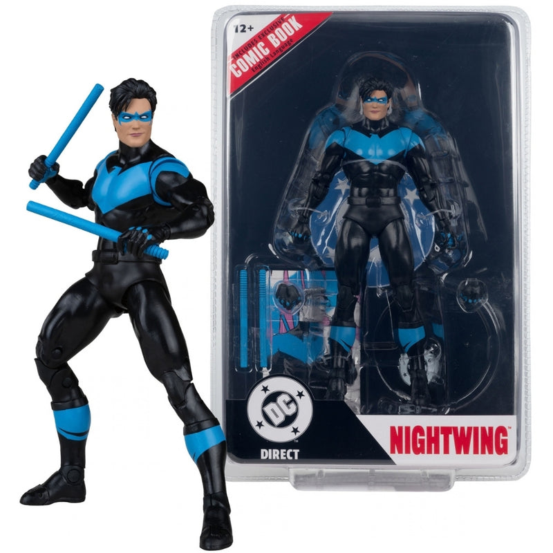 DC Direct Nightwing (Nightwing #81) 7 tommer actionfigur med tegneserie McFarlane Toys