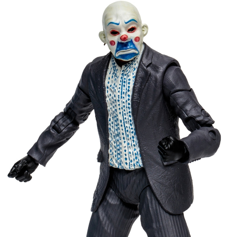 DC Multiverse The Joker (Bank Robber) (The Dark Knight) 7 tommer actionfigur McFarlane Vault Collection
