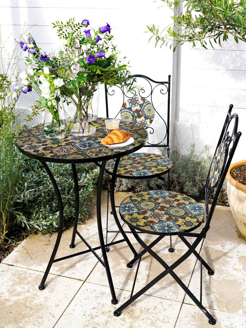 AXI Amélie Bistrosæt Mosaik - Yellow Breeze