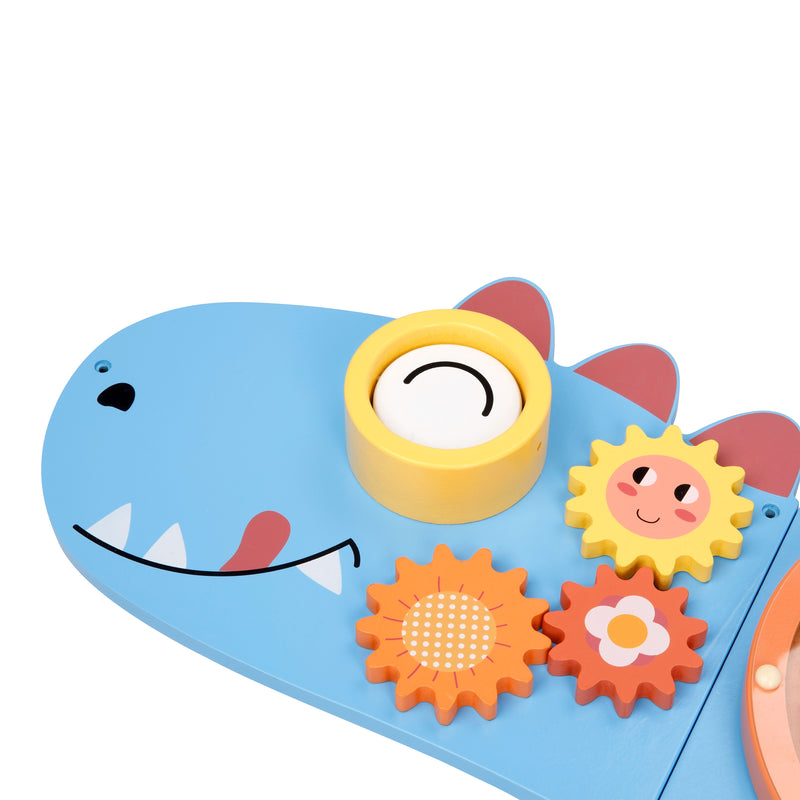 Tooky Toy Træaktivitetspanel Dinosaur