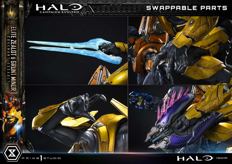 Prime 1 Studio Ultimate Premium Masterline Halo: Campaign Evolved Elite Zealot & Grunt Minor: Covenant