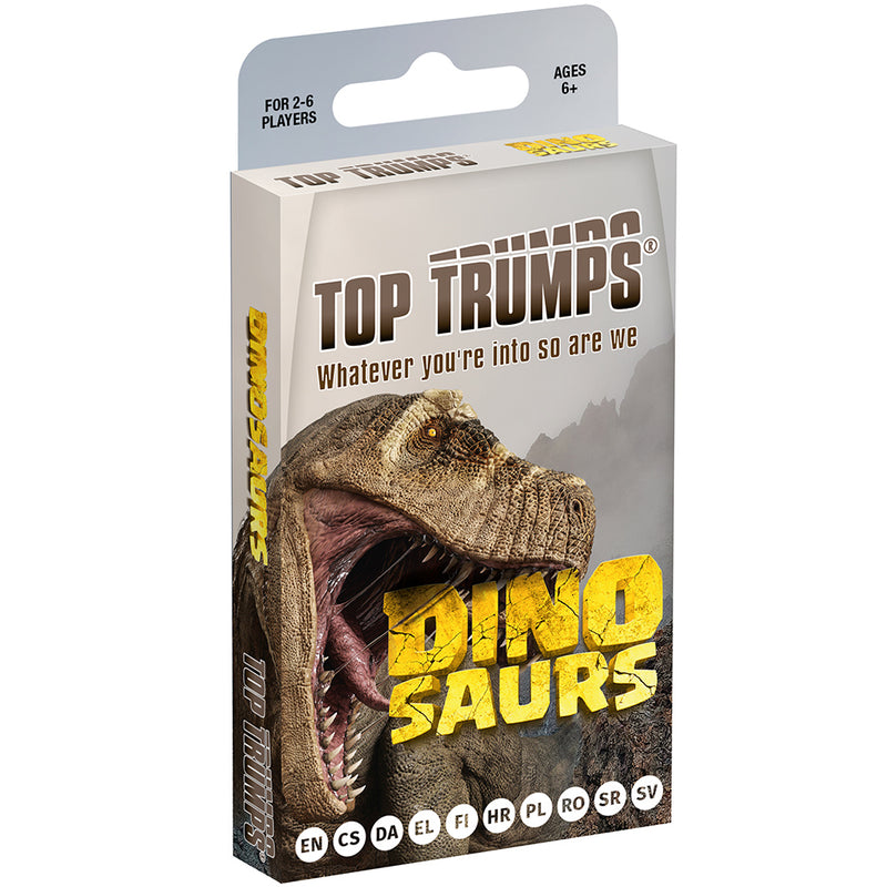 Winning Moves Top Trumps - Dinosaurs kortspil i standardæske (flersproget)