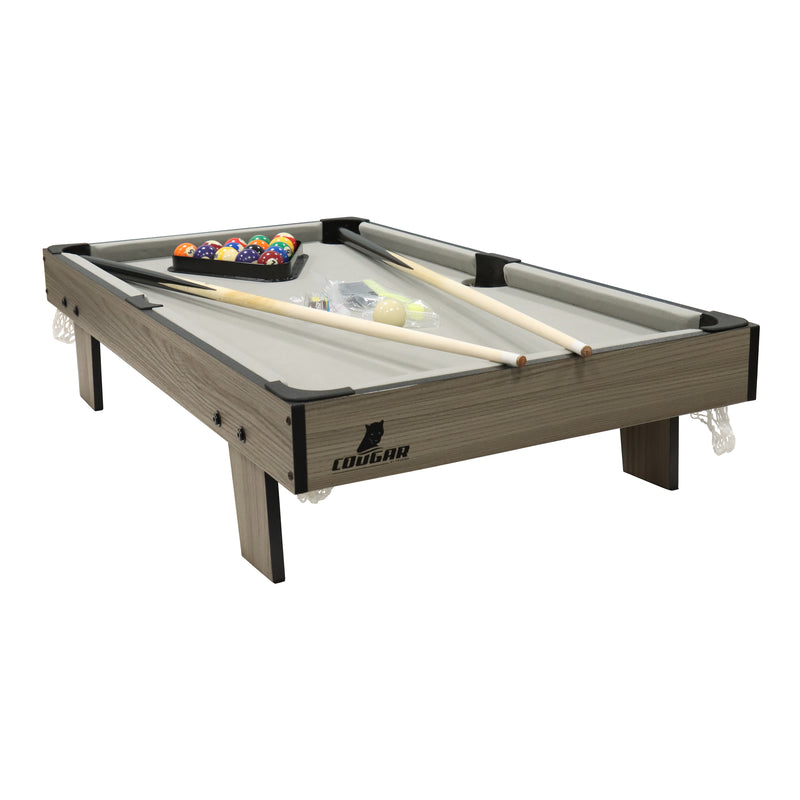 Cougar Poolbord Mini 3 ft Eg/Grå