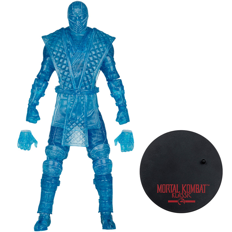 Mortal Kombat Klassic Sub-Zero (Ice Clone) 7 tommer actionfigur McFarlane Toys