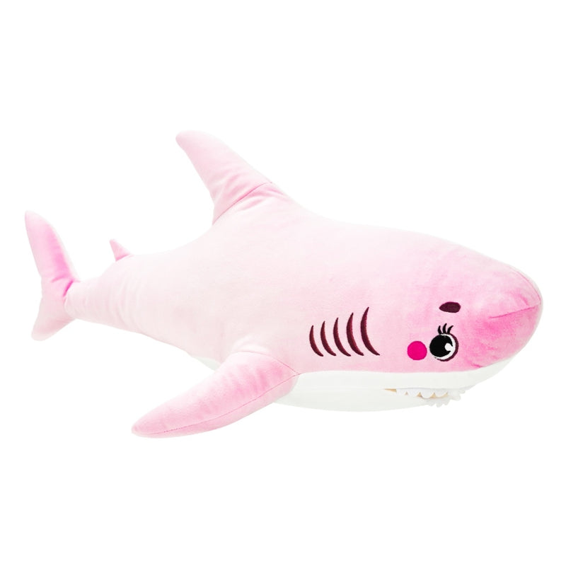 Plysdyr WP MERCHANDISE haj lyserød, 80 cm
