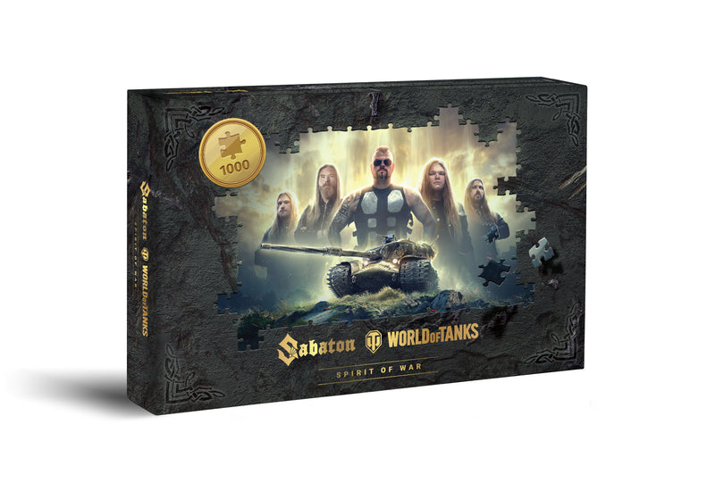 World of Tanks Sabaton - Band puslespil Limited Edition, 1000 brikker
