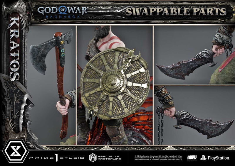 Prime 1 Studio Real Elite Masterline God of War: Ragnarok Kratos