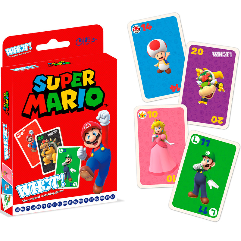 Winning Moves Super Mario - WHOT (flersproget)