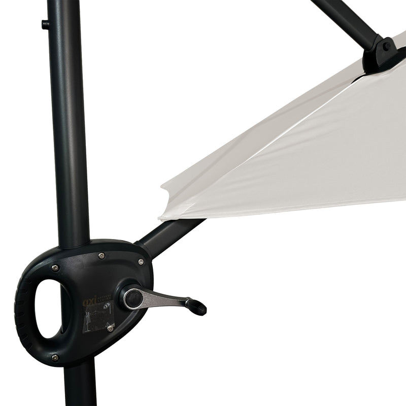 AXI Solea Hængeparasol Ø 300cm Antracit/Beige
