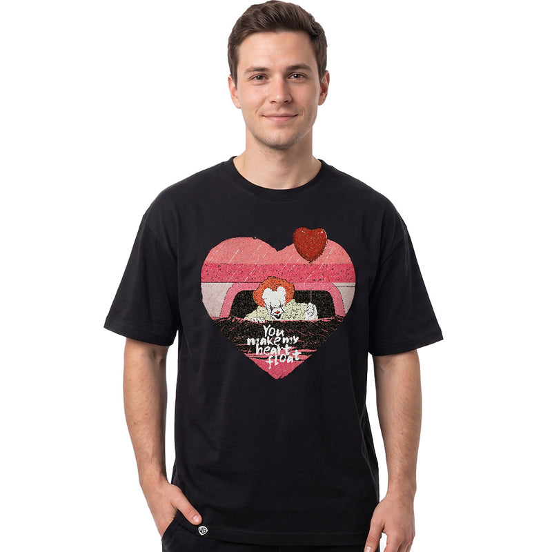 IT T-shirt - Pennywise You make my heart flow, sort