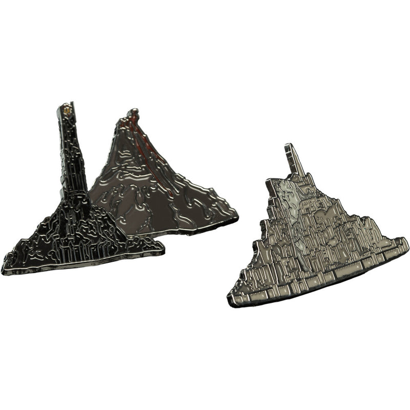 Weta Workshop The Lord of the Rings - Minas Tirith & Mount Doom pinsæt, 2 stk.