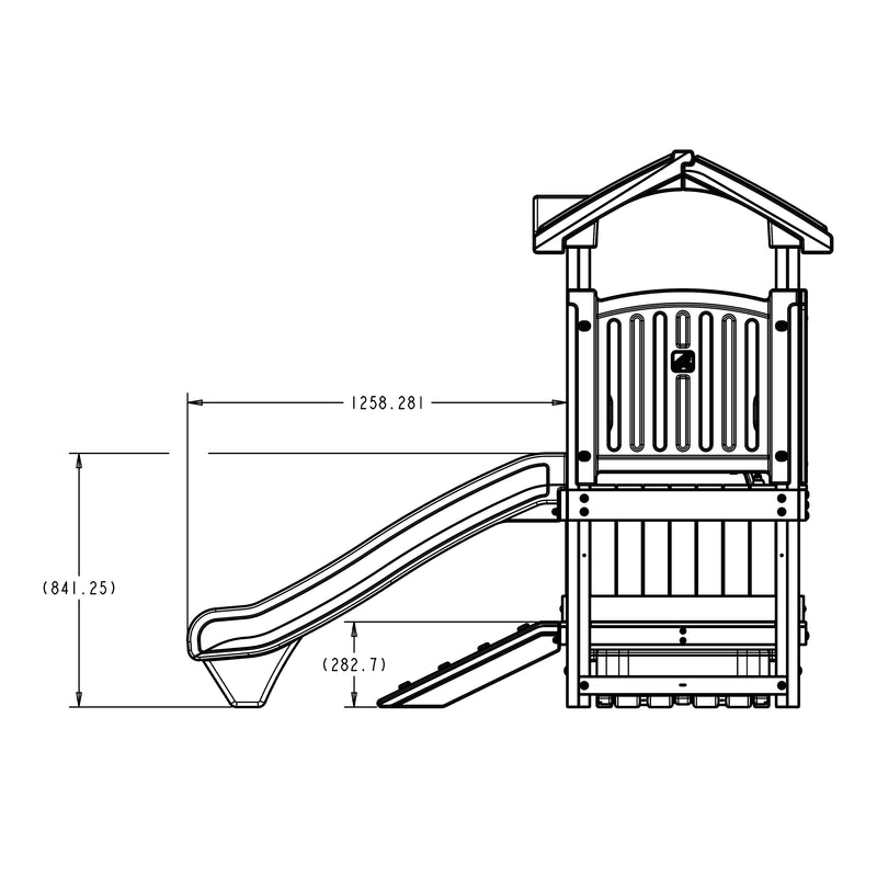 Step2 Woodland Adventure Legehus & Slide
