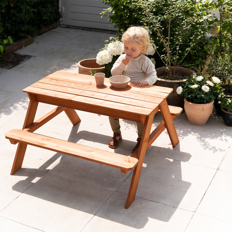 Sunny Dave Sand- og Vand Picnicbord - Brun