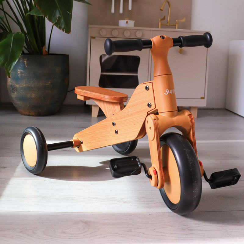 Sunny Walker 2-in-1 Løbecykel i træ 1000