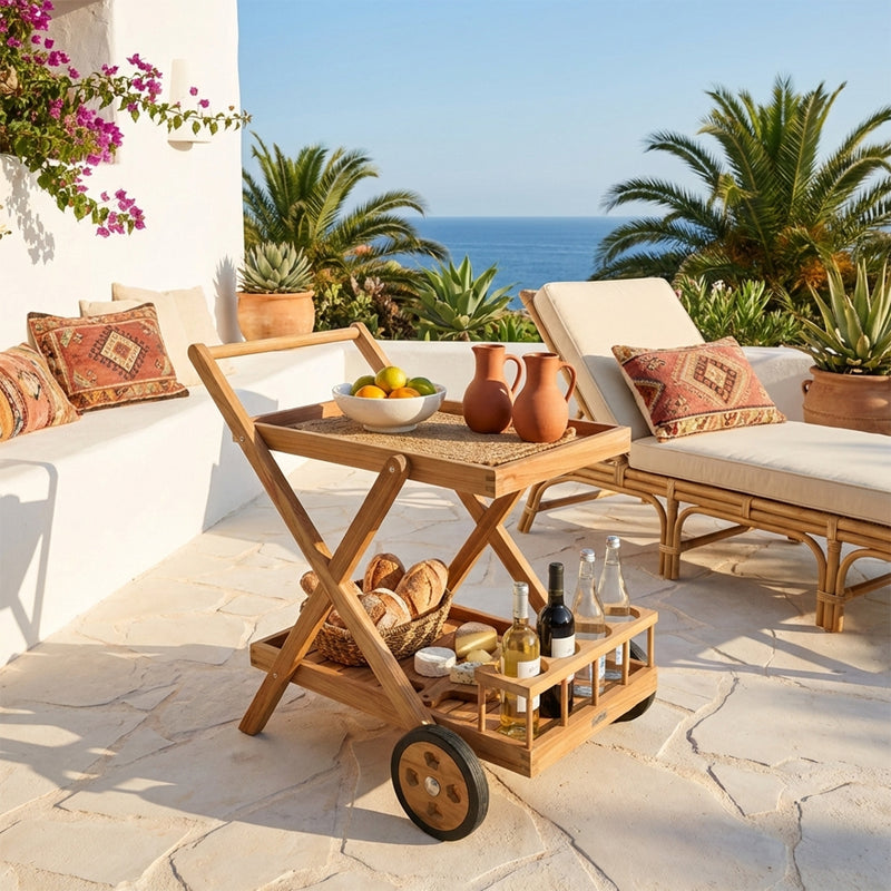 AXI Bodhi Teak Serveringsvogn