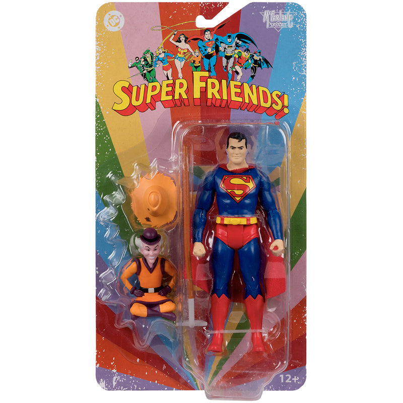 DC Retro Superman and Mr. Mxyzptlk (Super Friends) 6 tommer actionfigur McFarlane Toys