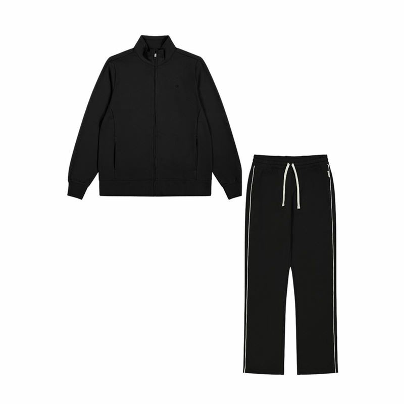 Træningsdragt til kvinder Champion Full Zip Suit Mujer Sort