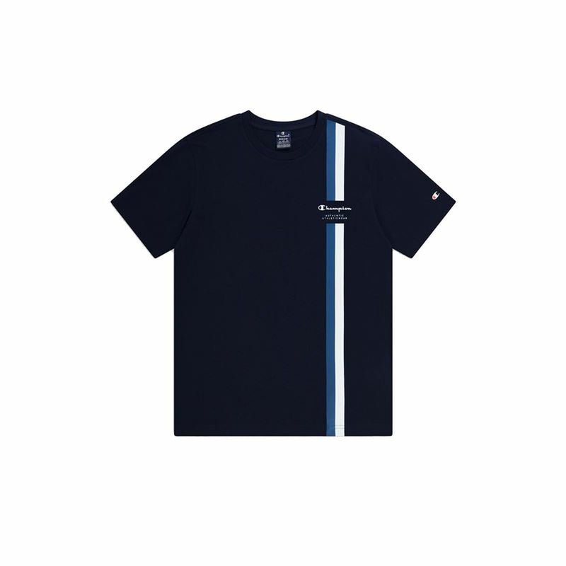 Kortærmet T-shirt til Mænd Champion Crewneck Sort