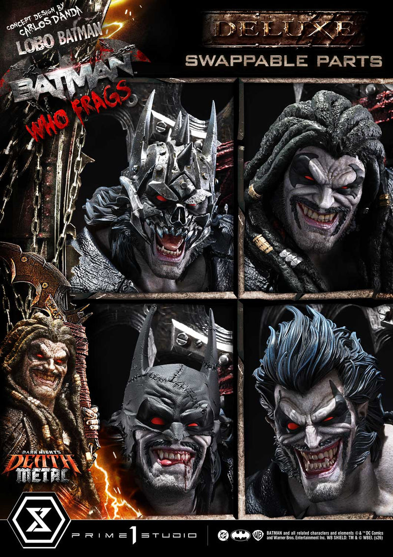 Prime 1 Studio Museum Masterline Dark Nights: Death Metal (Comics) Lobo Batman: Batman Who Frags (Concept design by Carlos D'Anda) Deluxe Version