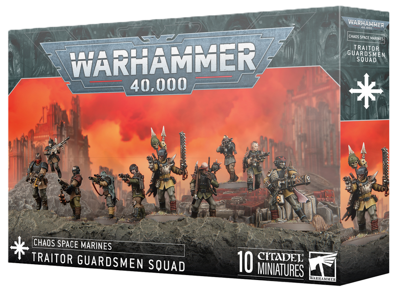 Warhammer 40,000 - Chaos - Chaos Space Marines TRAITOR GUARDSMEN SQUAD