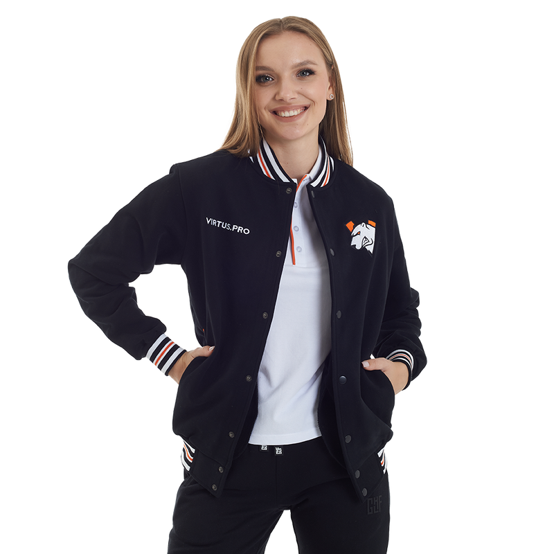 Virtus.pro collegejakke sort